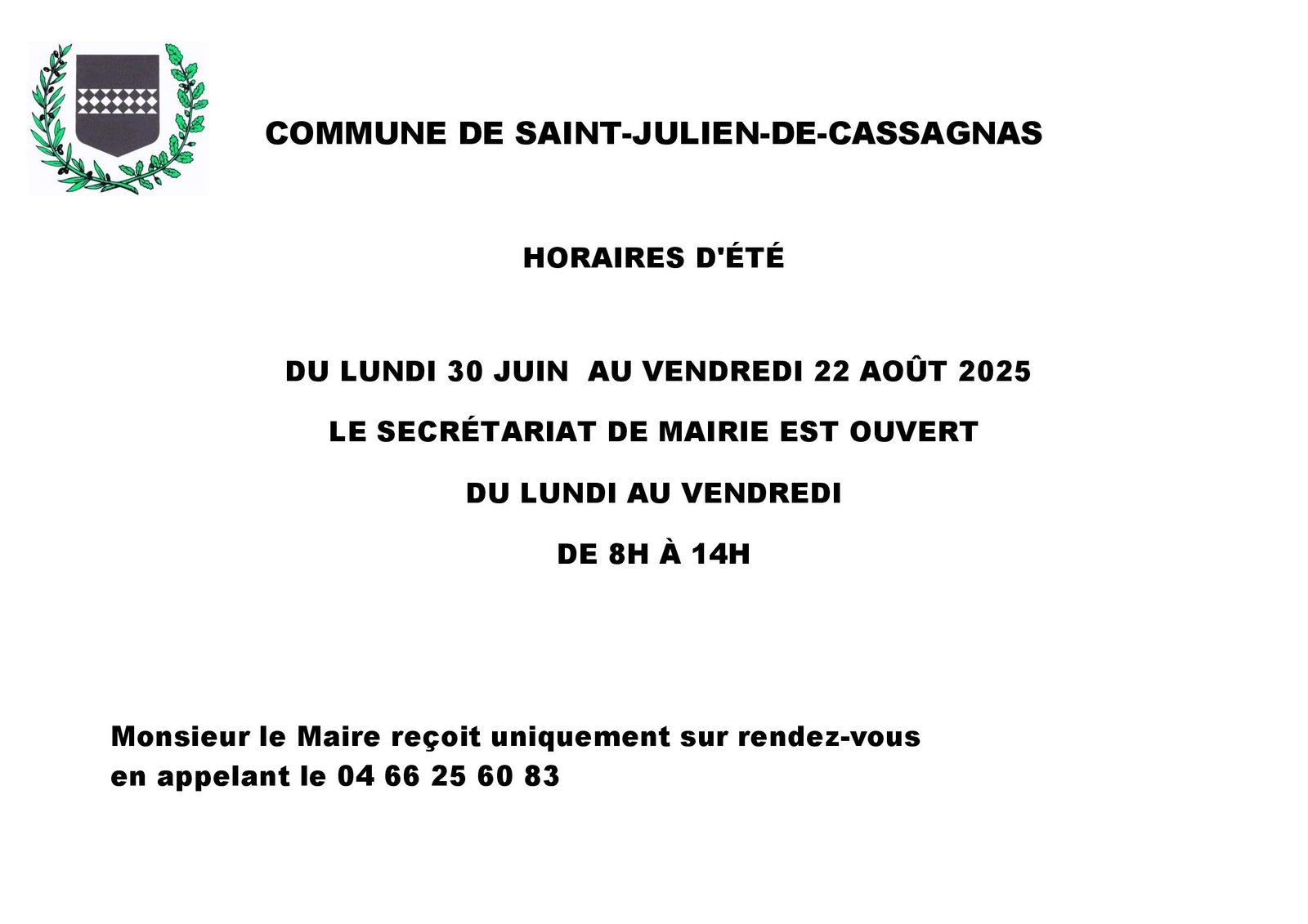 horaires d’été