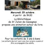 Animation autour du livre à la bibliothèque