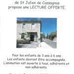 LECTURE OFFERTE A LA BIBLIOTHEQUE